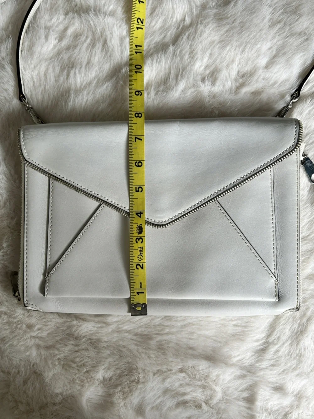 White Rebecca Minkoff Convertible Envelope Bag